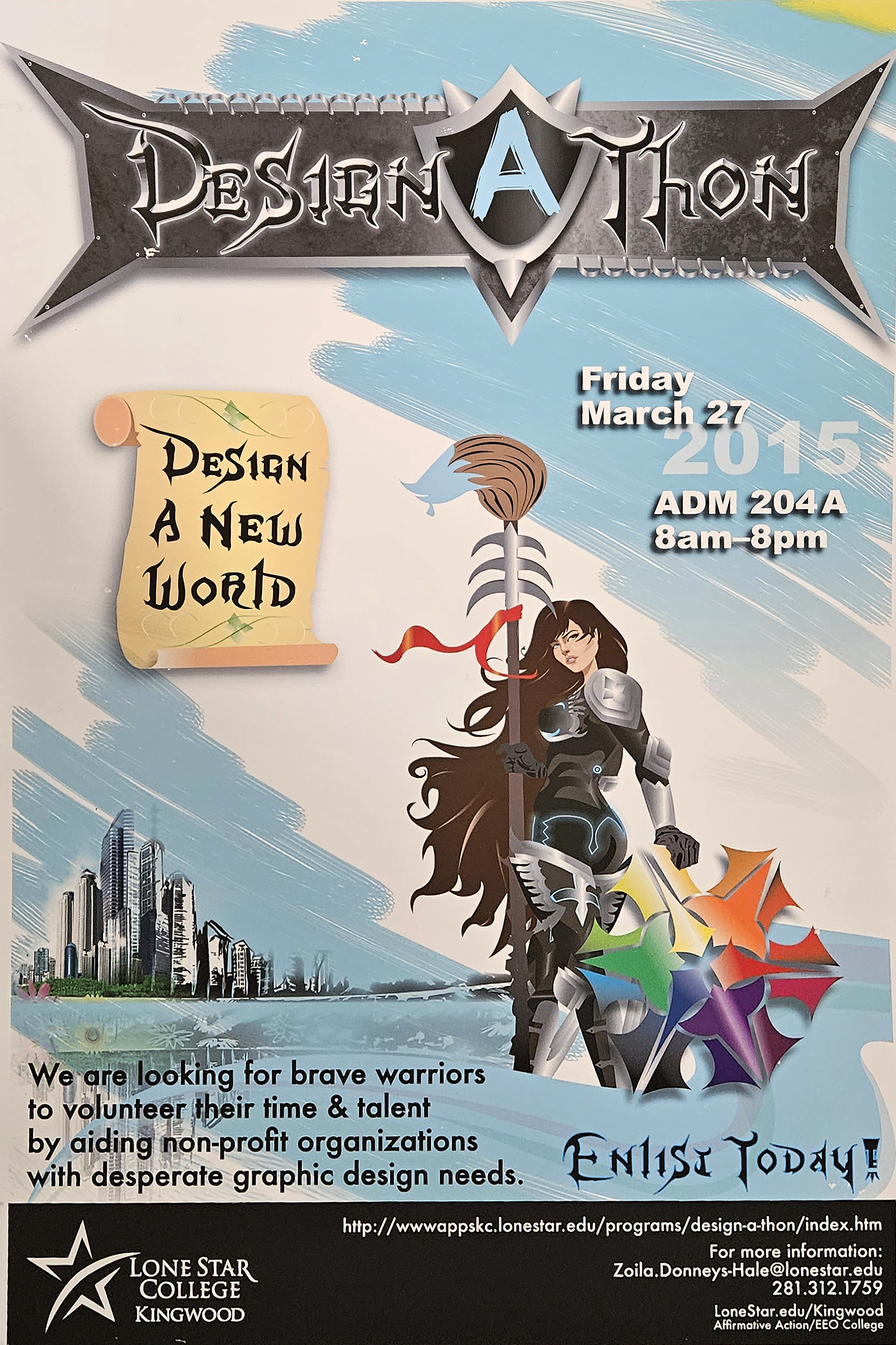 Design-A-Thon 2015 poster