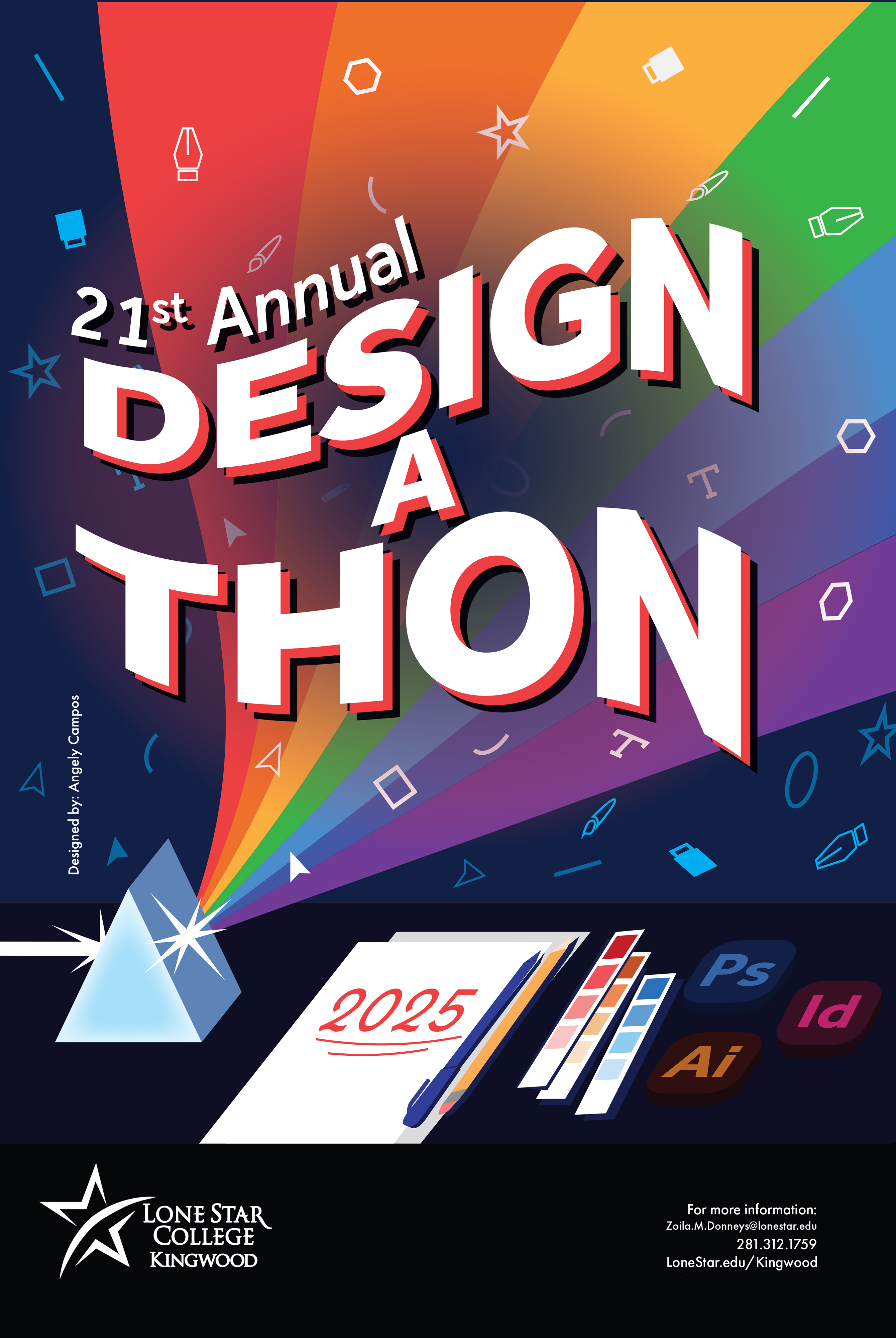 Design-A-Thon 2025 poster